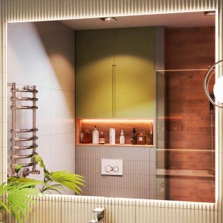 Зеркало с подсветкой Vigo Quadro Comfort 147 120 см